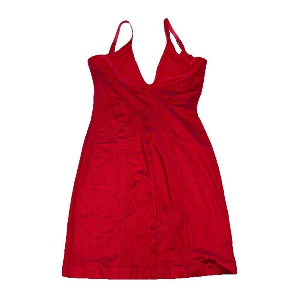 Victoria’s Secret So Curvaceous Body Push Up Shaping Slip Large Red